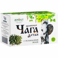 Целебная ЧАГА Алтая с ИСЛАНДСКИМ МХОМ