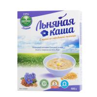 Льняная каша с мукой из зародышей пшеницы
