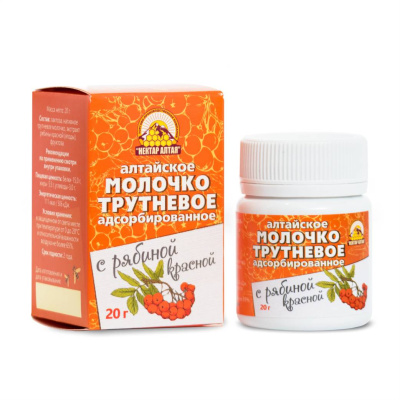 Трутневое молочко с рябиной красной