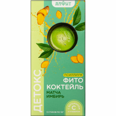 ДЕТОКС фитококтейль с псиллиумом