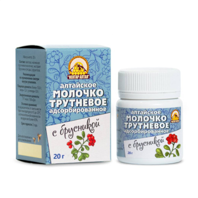 Трутневое молочко с брусникой