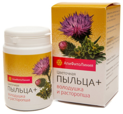 Цветочная пыльца + володушка и расторопша